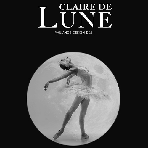 Affiche Opéra Au Claire De La Lune, femme danse au mileu de la lune