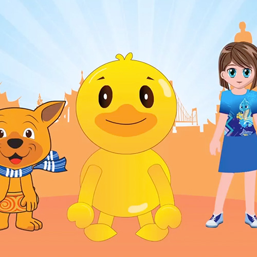 Clip d'animation éducatif sur le COVID-19 pour les élèves de l'école primaire en Thaïlande, durant la pandémie